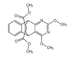 dimethyl 2,4-dimethoxy-5,10-dihydro-5,10-ethenobenzo[g]quinazoline-11,12-dicarboxylate_198414-50-5