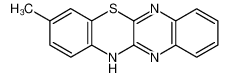 3-methyl-12H-quinoxalino(2,3-b)(1,4)benzothiazine_19843-48-2