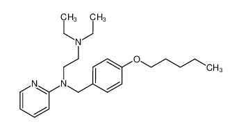N,N-Diethyl-N'-(4-pentyloxy-benzyl)-N'-pyridin-2-yl-ethane-1,2-diamine_19847-36-0