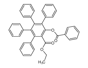2-Benzoyloxy-3.4.5.6-tetraphenyl-benzoesaeure-ethylester_19847-82-6