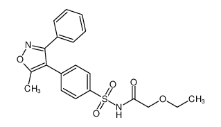 2-ethoxy-N-((4-(5-methyl-3-phenylisoxazol-4-yl)phenyl)sulfonyl)acetamide_198470-98-3