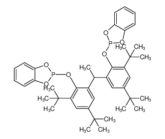 2,2'-((ethane-1,1-diylbis(4,6-di-tert-butyl-2,1-phenylene))bis(oxy))bis(benzo[d][1,3,2]dioxaphosphole)_198478-33-0