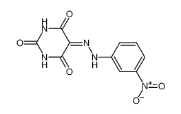 2,4,5,6(1H,3H)-Pyrimidinetetrone, 5-[(3-nitrophenyl)hydrazone] (en)_19849-54-8