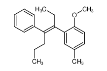 trans-α-Aethyl-2-methoxy-5-methyl-α'-n-propylstilben_1985-69-9