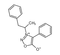 3-(1-methyl-2-phenyl-ethyl)-4-phenyl-sydnone_19852-15-4