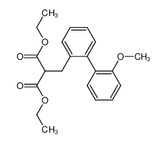 o-(o'-Methoxy-biphenylyl)-methyl-malonsaeure-diethylester_19853-14-6