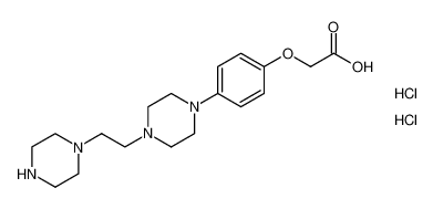 2-(4-(4-(2-(piperazin-1-yl)ethyl)piperazin-1-yl)phenoxy)acetic acid dihydrochloride_198626-03-8