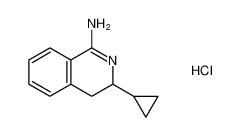 3-cyclopropyl-3,4-dihydroisoquinolin-1-amine hydrochloride_198633-30-6