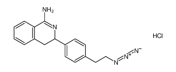 3-(4-(2-azidoethyl)phenyl)-3,4-dihydroisoquinolin-1-amine hydrochloride_198634-61-6