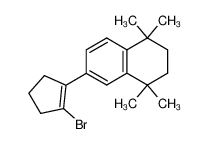 6-(2-Bromo-cyclopent-1-enyl)-1,1,4,4-tetramethyl-1,2,3,4-tetrahydro-naphthalene_198636-99-6