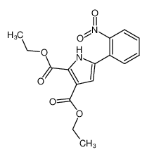 Diethyl-(5-(2'-nitrophenyl)pyrrol-2,3-dicarboxylat)_19864-27-8