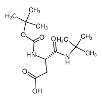 (S)-3-tert-Butoxycarbonylamino-N-tert-butyl-succinamic acid_198646-53-6
