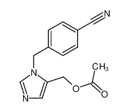 [3-(4-cyanobenzyl)-3H-imidazol-4-yl]methyl acetate_198648-98-5