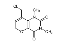 8-(chloromethyl)-1,3-dimethyl-1H-pyrano[3,2-d]pyrimidine-2,4(3H,6H)-dione_198701-73-4