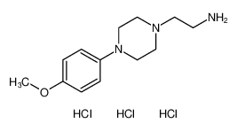 2-(4-(4-methoxyphenyl)piperazin-1-yl)ethan-1-amine trihydrochloride_198756-74-0