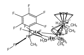 [(Zr(1,3-(t)Bu2-C5H3)(Cl))2(μ-Cl)(μ-η(5)-η(5)-C10H8)]B(C6F5)3Me_198766-46-0