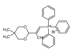 (E)-(2-(5,5-dimethyl-1,3-dioxan-2-yl)prop-1-en-1-yl)triphenylphosphonium bromide_198771-54-9