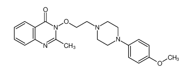 3-(2-(4-(4-methoxyphenyl)piperazin-1-yl)ethoxy)-2-methylquinazolin-4(3H)-one_198772-37-1