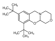 8,10-di-tert-butyl-1,3,4,11a-tetrahydro-6H-benzo[e][1,4]oxazino[3,4-b][1,3]oxazine_198773-79-4
