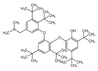 2,4-di-tert-butyl-6-(2,4-di-tert-butyl-6-(2,3-di-tert-butyl-5-((dimethylamino)methyl)phenoxy)phenoxy)phenol_198773-81-8