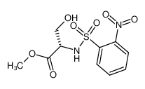 N-(2-nitrobenzenesulfonyl)-L-serine methyl ester_198836-50-9