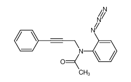 N-(2-Azido-phenyl)-N-(3-phenyl-prop-2-ynyl)-acetamide_198839-75-7