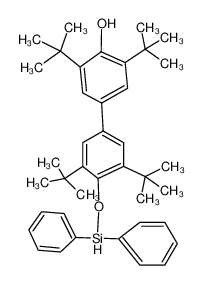 4-Hydroxy-4'-diphenylsilyloxy-3,3',5,5'-tetrakis-tert-butyl-diphenyl_19886-70-5