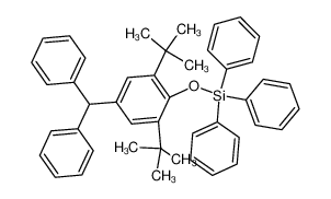 (3,5-Bis-(tert-butyl)-4-triphenylsilyloxy-phenyl)-diphenylmethan_19886-76-1