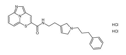 N-(2-(1-(3-phenylpropyl)-2,5-dihydro-1H-pyrrol-3-yl)ethyl)-5-thia-1,2a1-diazaacenaphthylene-4-carboxamide dihydrochloride_198891-01-9