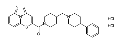 5-thia-1,2a1-diazaacenaphthylen-4-yl(4-((4-phenylpiperidin-1-yl)methyl)piperidin-1-yl)methanone dihydrochloride_198891-09-7