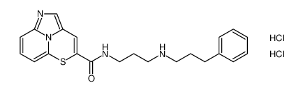 N-(3-((3-phenylpropyl)amino)propyl)-5-thia-1,2a1-diazaacenaphthylene-4-carboxamide dihydrochloride_198891-48-4