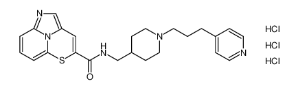N-((1-(3-(pyridin-4-yl)propyl)piperidin-4-yl)methyl)-5-thia-1,2a1-diazaacenaphthylene-4-carboxamide trihydrochloride_198892-08-9