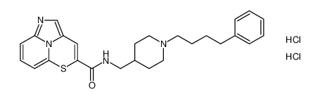 N-((1-(4-phenylbutyl)piperidin-4-yl)methyl)-5-thia-1,2a1-diazaacenaphthylene-4-carboxamide dihydrochloride_198892-12-5
