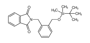 2-(2-(((tert-butyldimethylsilyl)oxy)methyl)benzyl)isoindoline-1,3-dione_198895-17-9