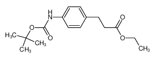 ethyl 3-(4-tert-butoxycarbonylaminophenyl)propionate_198896-22-9