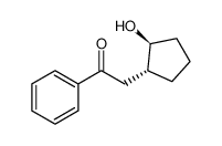 2-((1R,2S)-2-hydroxycyclopentyl)-1-phenylethan-1-one_198898-22-5