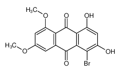4-Brom-1.3-dihydroxy-6.8-dimethoxy-anthrachinon_1989-35-1