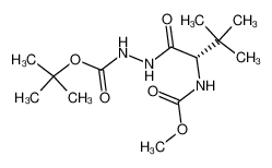 Tert-butyl 2-{(2S)-2-[(methoxycarbonyl)amino]-3,3-dimethylbutanoyl}hydrazinecarboxylate_198904-77-7