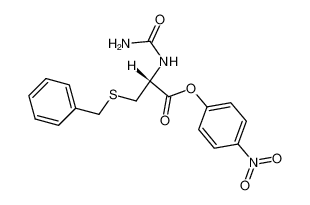 N-Carbamoyl-S-benzyl-Cys-(p-nitro-phenyl)-ester_19893-27-7