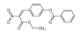 cis-p-Benzoyloxy-α-nitro-zimtsaeure-ethylester_19897-69-9