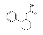 (2-phenylcyclohexylidene)acetic acid_19910-00-0