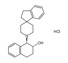 (1R,2R)-1-(2,3-dihydrospiro[indene-1,4'-piperidin]-1'-yl)-1,2,3,4-tetrahydronaphthalen-2-ol hydrochloride_199110-49-1
