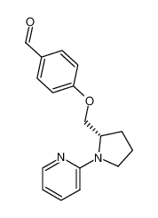 (S)-4-((1-(pyridiny-2-yl)pyrrolidin-2-yl)methoxy)benzaldehyde_199117-83-4