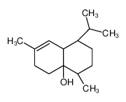 (1S,4R,4aS,8aR)-4,7-dimethyl-1-propan-2-yl-2,3,4,5,6,8a-hexahydro-1H-naphthalen-4a-ol_19912-67-5