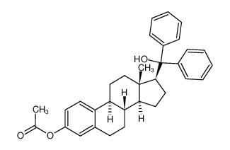 (3-Acetoxyoestra-1,3,5(10)-trien-17β-yl)-diphenylmethanol_19915-31-2