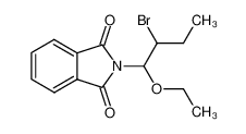 N-(2-bromo-1-ethoxy-butyl)-phthalimide_19915-48-1