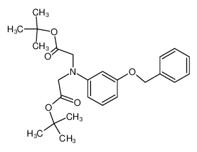 [(3-Benzyloxy-phenyl)-tert-butoxycarbonylmethyl-amino]-acetic acid tert-butyl ester_199165-91-8