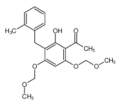 1-(2-hydroxy-4,6-bis(methoxymethoxy)-3-(2-methylbenzyl)phenyl)ethan-1-one_199167-11-8