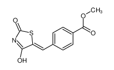 methyl 4-[(2,4-dioxo-1,3-thiazolidin-5-ylidene)methyl]benzoate_199167-77-6
