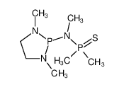N-(1,3-dimethyl-1,3,2-diazaphospholidin-2-yl)-N,P,P-trimethylphosphinothioic amide_19919-33-6